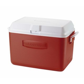 Rubbermaid 48 Quart Chest Cooler with Hinged Lid