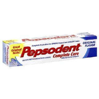 Pepsodent Complete Care Anti Cavity Fluoride Toothpaste, Original Flavor, 6 oz. Health & Personal Care