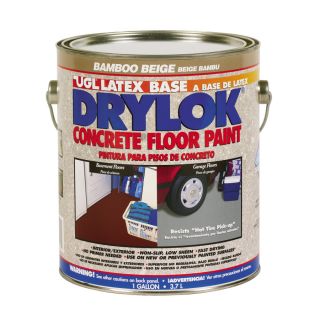 UGL 1 Gallon Interior/Exterior Flat Beige Latex Base Paint and Primer in One
