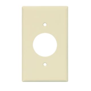 Cooper Wiring Devices 1 Gang Almond Standard Single Receptacle Nylon Wall Plate