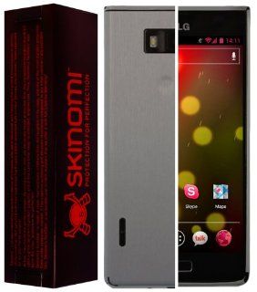 Skinomi TechSkin   LG Venice Screen Protector + Brushed Aluminum Full Body Skin Protector / Front & Back Premium HD Clear Film / Ultra High Definition Invisible and Anti Bubble Crystal Shield with Free Lifetime Replacement Warranty   Retail Packaging
