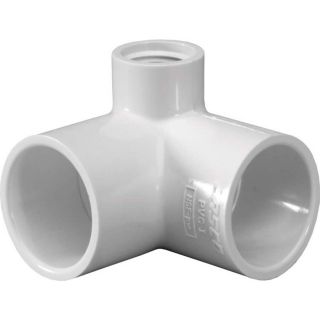 LASCO 1 in Dia x 1/2 in Dia 90 Degree PVC Sch 40 Side Outlet Elbow