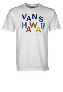 Vans HAWAII   Print T shirt   white