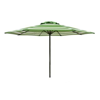 Garden Treasures Round Green Patio Umbrella (Actual 7 ft 6 in)