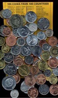 100 DIFFERENT COINS FROM 100 DIFFERENT COUNTRIES,mint 
