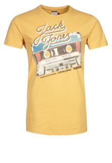 Jack & Jones   CHAIN   Print T shirt   yellow