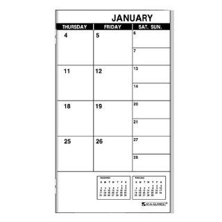 At A Glance   Refill For 70 064 Plnr,Jan Jan,Monthly,2PPM,3 1/2"x6 1/8" 