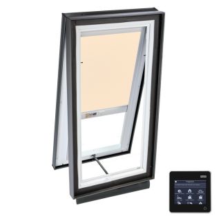 VELUX Solar Powered Venting Laminated Skylight with Solar Powered Light Filtering Shade (Fits Rough Opening 51.125 in x 51.125 in; Actual 46.5 in x 5.625 in)