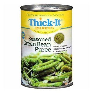 Thick It Puree Seasoned Green Beans, Size(1 case 12 x 15 oz. cans) Health & Personal Care
