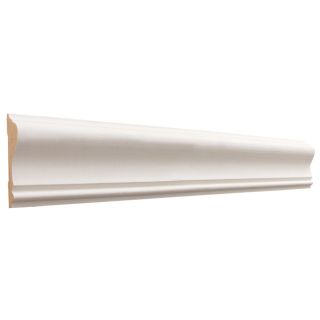 EverTrue 0.6875 in x 2.625 in x 12 ft Primed Composite Chair Rail Moulding (Pattern 390)