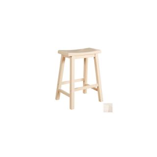 Powell Color Story Pure White 24 in Counter Stool