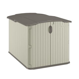 Suncast Vanilla Resin Outdoor Storage Shed (Common 57 in x 79.625 in; Interior Dimensions 50.25 in x 741.625 in)