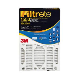 Filtrete Allergen Reduction Electrostatic Pleated Air Filter (Common 16 in x 25 in x 4 in; Actual 15.75 in x 24.4375 in x 4 in)