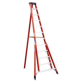 Werner 12 ft Fiberglass 300 lb Type IA Tripod Ladder