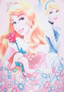 Disney PRINCESS   Print T shirt   pink