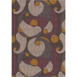 Milliken Remous 5 ft 4 in x 7 ft 8 in Rectangular Brown/Tan Transitional Area Rug