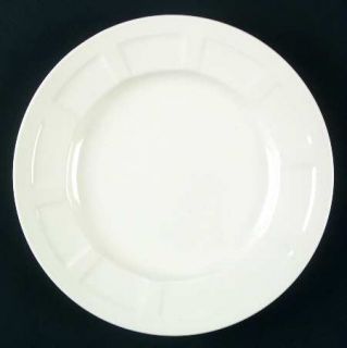 Mikasa Radiance Salad Plate, Fine China Dinnerware   Stoneware,White,Embossed Re
