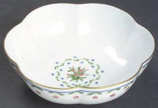 Ceralene La Fayette 6 Melon Bowl, Fine China Dinnerware   Empire Shape, Floral