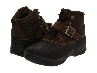 Timberland Kids Mallard Waterproof Mid Bungee w/ Strap Boys Shoes (Black)