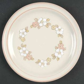 Hearthside Fleur De Bois Peach Salad Plate, Fine China Dinnerware   Chantilly, P