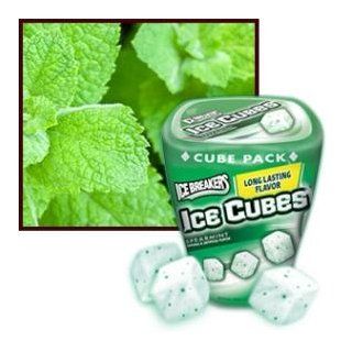 Ice Breakers Ice Cubes Sugar Free Gum, Spearmint, 40 Count Pieces (Pack of 8)  Chewing Gum  Grocery & Gourmet Food