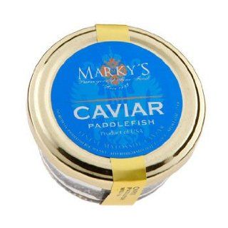 American Paddlefish Caviar, Spoonbill 2 oz.  Caviars And Roes  Grocery & Gourmet Food