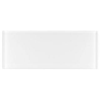 Elida Ceramica Glacial Clear Glass Indoor/Outdoor Wall Tile (Common 4 in x 10 in; Actual 3.9 in x 9.9 in)