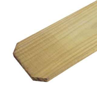 Pine Dog Ear Pressure Treated Wood Fence Picket (Common 3/4 In x 5 1/2 In x 72 in; Actual 0.75 in x 5.5 in x 72 in)