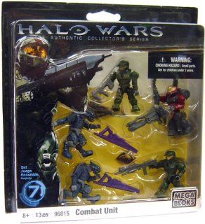 Halo Wars Mega Bloks Exclusive Set #7 Combat Unit [Contains 5 Mini Figures] Toys & Games