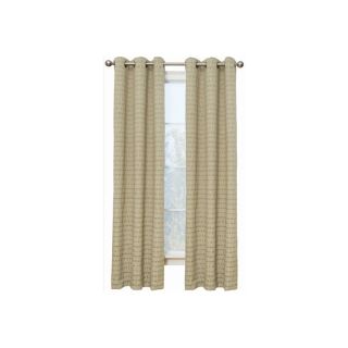 Style Selections Bianca 84 in L Solid Ivory Grommet Window Curtain Panel