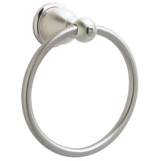 Pfister Conical Brushed Nickel Wall Mount Towel Ring