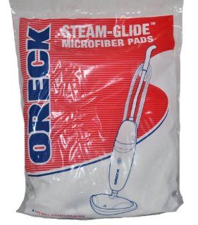 Oreck Steam Glide Microfiber Mop Pads, 4 Pack Contains 2 Pads & 2 Bonnets   Household Steam Mop Accessories