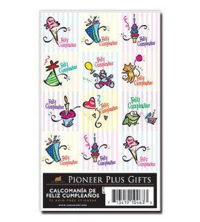 Spanish Stickers, LDS Stickers, Happy Birthday  This Design Is in Spanish. Each Package Contains 72 Coordinating Stickers  Great for Scrap booking, Card Making and Designing, and Other Craft Projects  Primary, Young Women, Young Men, Relief Society, Preist