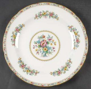 Coalport Ming Rose 12 Chop Plate/Round Platter, Fine China Dinnerware   Pink,Ye