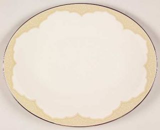 Franciscan Castile 13 Oval Serving Platter, Fine China Dinnerware   7000 Shape,