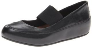 FitFlop Women's Due Leather Ballet Flat Flats Shoes Shoes