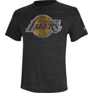 Los Angeles Lakers adidas NBA Bigger Better Logo Triblend T Shirt