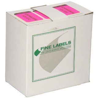 Roll Products 115 0016 Action Label, Legend "Due For Maintenance", 1 1/2" Length x 1" Width, Fluorescent (Roll of 250) Adhesive Tapes