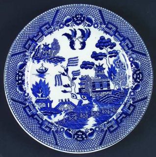 Japan China Blue Willow (No Gold) Luncheon Plate, Fine China Dinnerware   Japan