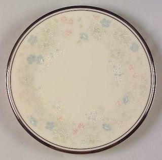 Lenox China Nicole Salad Plate, Fine China Dinnerware   Pastel Blue/Pink/White F
