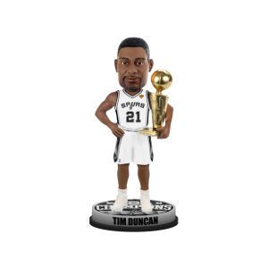 San Antonio Spurs Tim Duncan Forever Collectibles 2014 NBA Champ Trophy Bobble