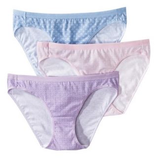 Hanes Womens Premium 3 Pack Comfort Blend Bikini   Assorted Colors/Patterns 5