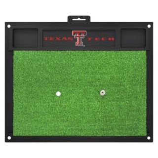 Fanmats NCAA Texas Tech Red Raiders Golf Hitting Mats   Green/Black (20 L x
