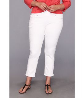 Jag Jeans Plus Size Plus Size Amelia Pull On Ankle in White Womens Jeans (White)
