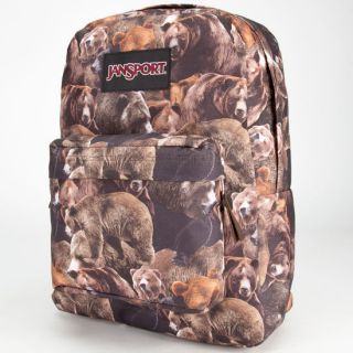 Black Label Superbreak Backpack Multi Grizzly Bear One Size For Men 237
