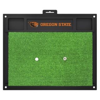 Fanmats NCAA Oregon State Golf Hitting Mats   Green/Black (20 L x 17 W x 1 H)