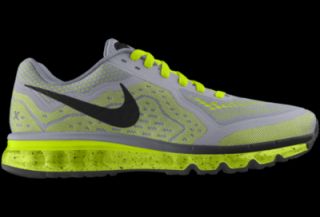 Nike Air Max 2014 iD Custom Mens Running Shoes   Yellow
