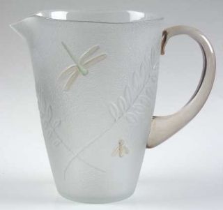 Pfaltzgraff Naturewood  64 Ounce Frosted Glassware Pitcher, Fine China Dinnerwar