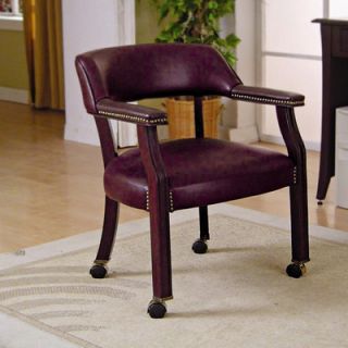 Wildon Home ® Dedham Home Office Side Chair 515B/515X Color Burgundy