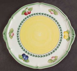 Villeroy & Boch French Garden Fleurence Handled Cake Plate, Fine China Dinnerwar